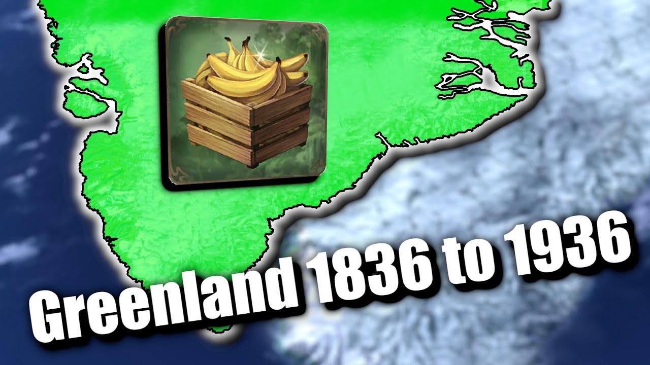 Playing WIDE As GREENLAND using BANANAS - 1836 to 1936 - Victoria 3 - (LIVE)
