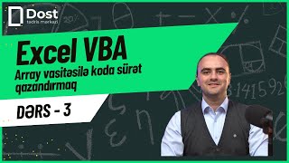 Excel VBA: Array vasitəsilə koda sürət qazandırmaq