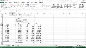 Creating a Scatter Plot using Regression Analysis