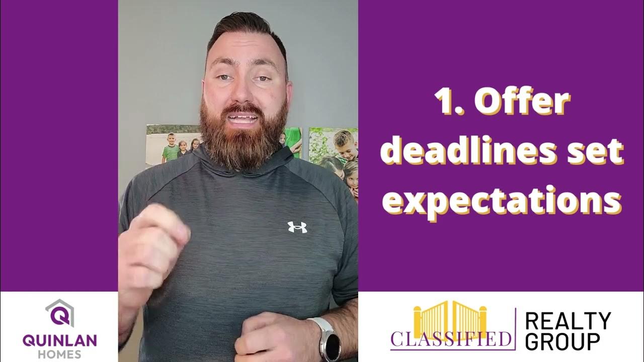 Offer Deadlines YouTube