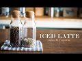 How to make iced latte  