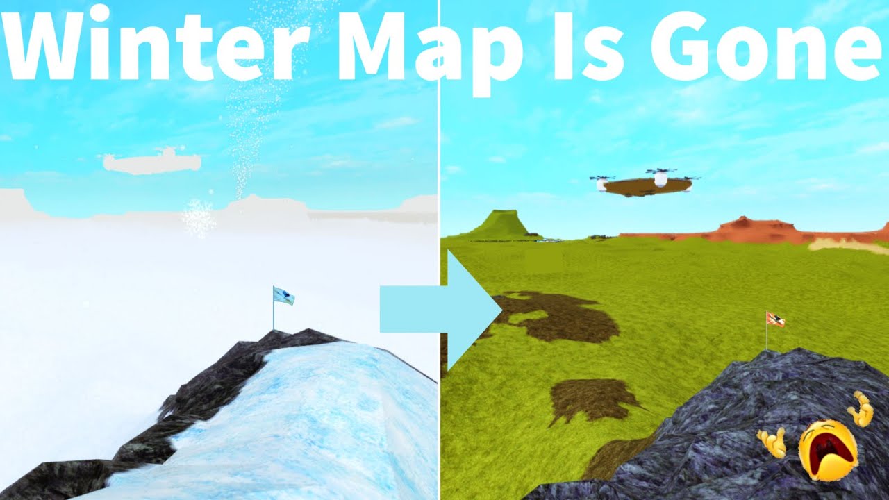 Winter Map Update Is Gone - Roblox Plane Crazy - YouTube