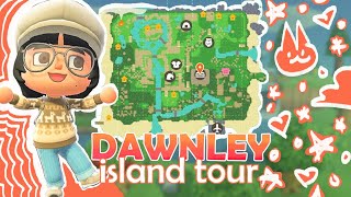 my dysfunctional little island | acnh island tour