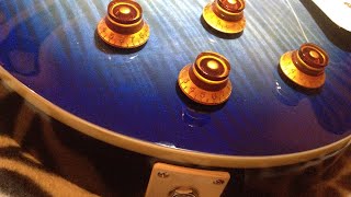 Epiphone Les Paul Standard Plus Top Pro Trans Blue Specs Features On Screen Youtube