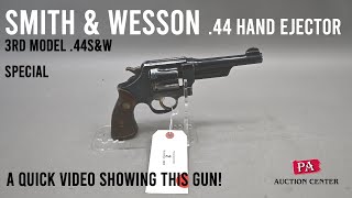 2 Smith & Wesson .44 Hand Ejector 3rd Model .44 S&W Special - A Quick Video in our Photo Booth