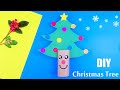 DIY Christmas Tree with Toilet Paper Roll | CHRISTMAS RECYCLED DECORATION | Christmas Craft for Kids