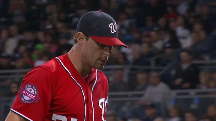 WSH@SD: Scherzer K's 11 over seven shutout frames