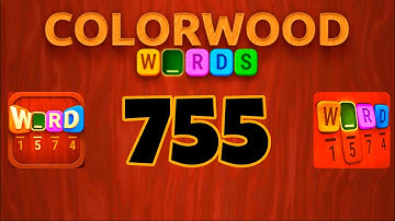 COLORWOOD WORDS Cryptogram level 755