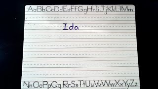 Ida Name Writing
