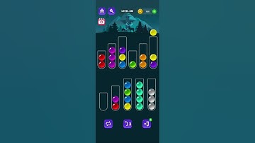Ball Sort Master Level 490 #ballsortmaster #ballsortmastersolution #puzzlegame #gaming #games