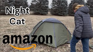 Night Cat 1-Person Backpacking Tent (FULL REVIEW) #￼review￼#tent#backpacking #amazon