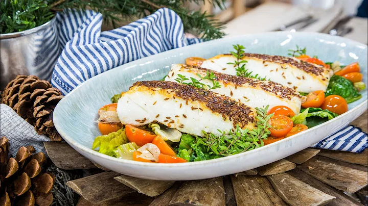 Chadwick Boyd's Cumin Crusted Halibut - Home & Fam...