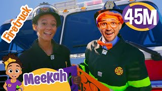 meekah blippis firefighter special educational videos for kids blippi and meekah kids tv