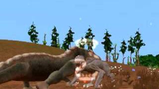 Spore Primeval Gorgonopsid VS Future predator