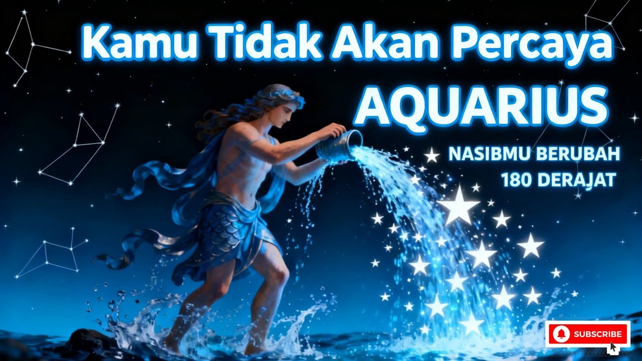 Aquarius♒ Hidupmu Berubah Drastis! Inilah Yang Akan Terjadi Selama Sebulan Kedepan -  Hari Ini