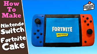 Nintendo Switch Cake Tutorial - Easy Fortnite Cake Tutorial - Cake Decorating Video by Caketastic