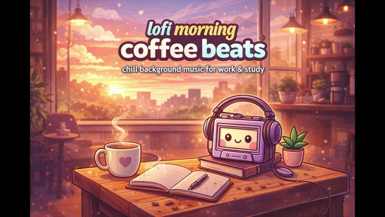 🔥LOFI MORNING COFFEE BEATS🔥 - chill background music for work & study