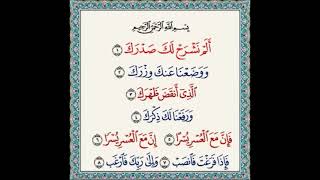 سورة الشرح محمد رشاد الشريف