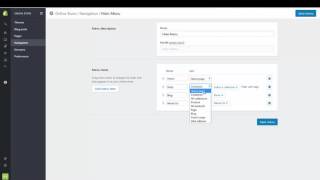 Shopify Tutorial Setup Menus Debut Theme 2017