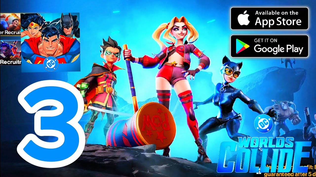 DC: Worlds Collide Mobile - Gameplay Walkthrough Part 3 (iOS, Android)