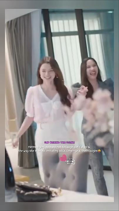 Freen 😂 Tried So Hard not To Laugh😝 Another GAP BTS😘#freensarocha #beckyarmstrong #freenbeck #gap