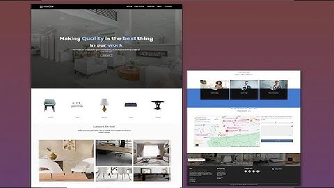 Responsive Interior Design Website Using HTML CSS