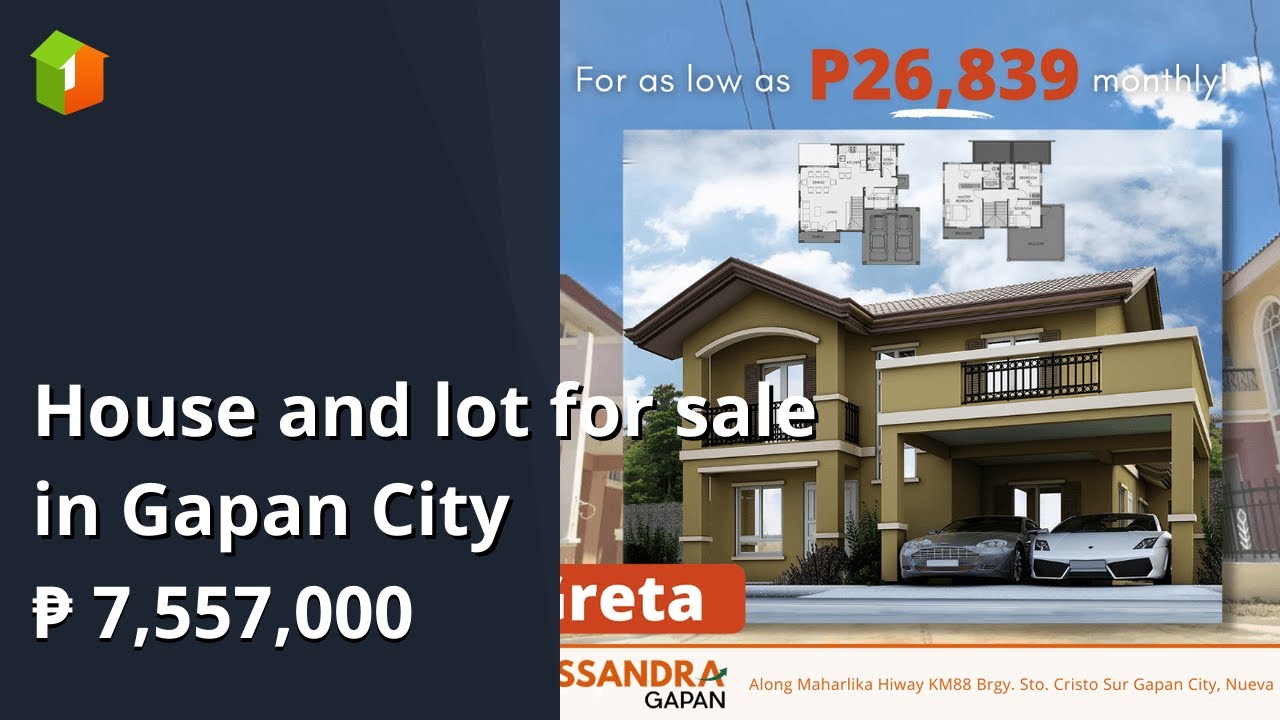 House and lot for sale in Gapan City YouTube