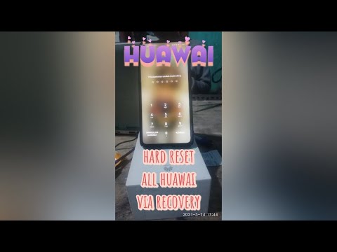 factory reset huawei nova 5T