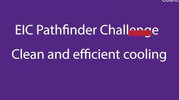 EIC Pathfinder Challenge - Clean and efficient cooling
