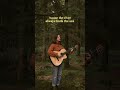 Playing my new song about how we are all nature and how everything is a circle in my favourite woods