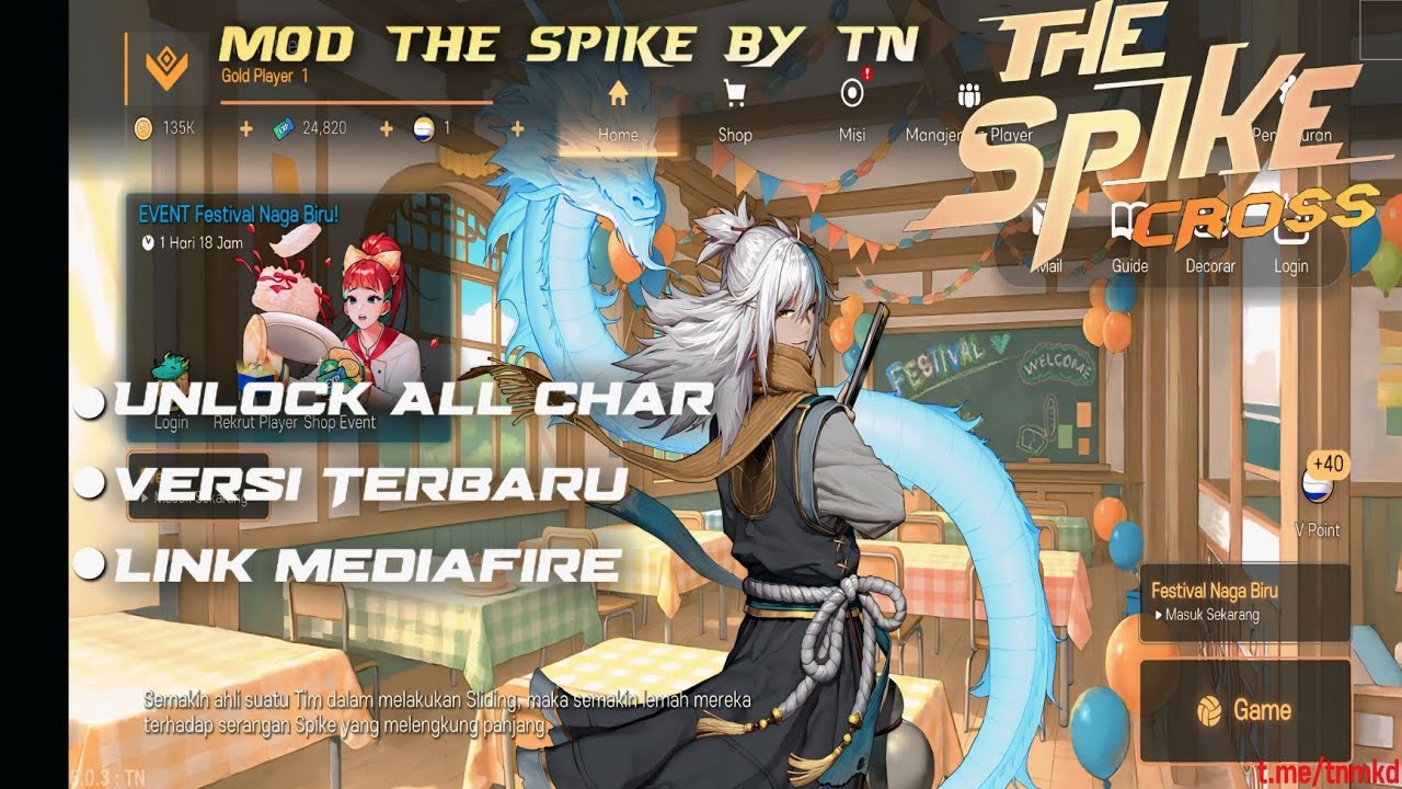 MOD THE SPIKE CROSS BY TN V3: Wajib Coba! 🤩🎮