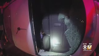 Body Cam Video Shows Irving Officers Rescuing Family From Overturned Vehicle