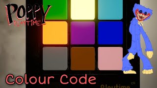 Poppy Playtime Chapter 1 - How To Find Colour Code | Solution