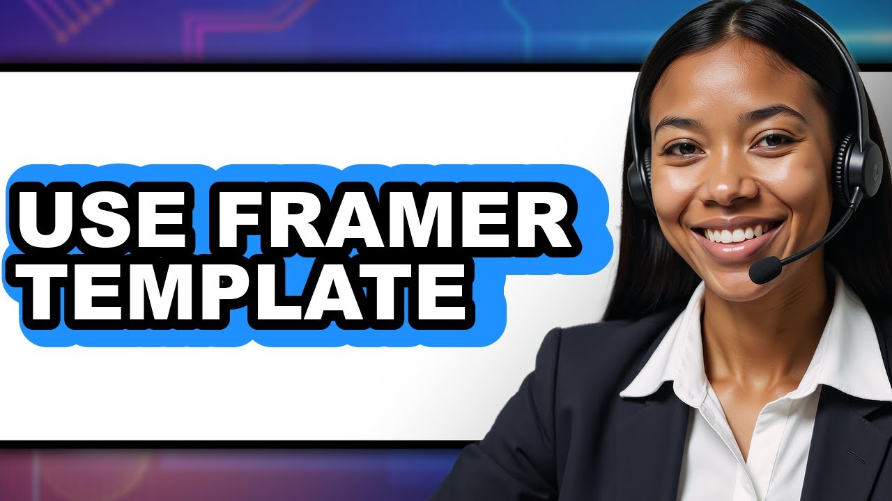 How to Use Framer Template 2025 (The Only Way) - YouTube