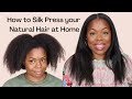 How to Silk Press your Hair at Home
