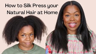 How to Silk Press your Hair at Home