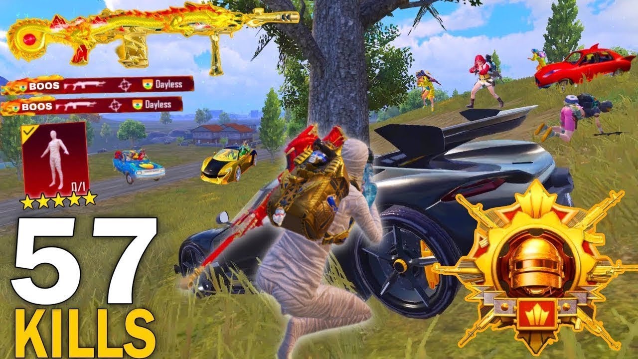 57 KILLS!!🔥 SUPER AGGRESSIVE RUSH GAMEPLAY With MUMMY SET😍 PUBG MOBILE- BGMI