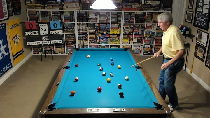 County Pool League - Richard McFall vs Rodney Bigg...