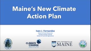 Maine Climate Action Plan Overview