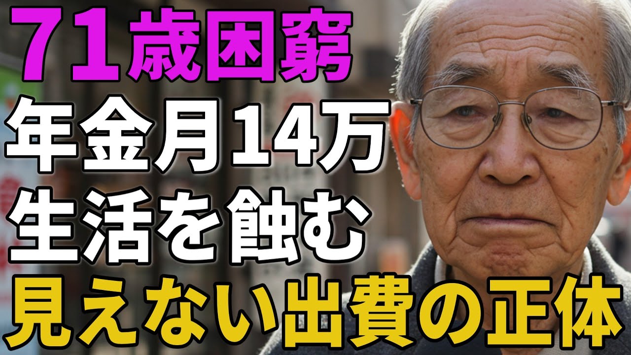 71歳男性。年金月14万円。生活を蝕む「見えない出費」の正体とは…