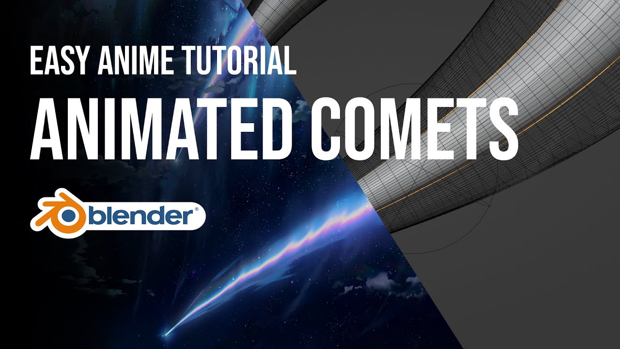 How to Create Anime Comet from White Rabbit - Blender Tutorial - YouTube