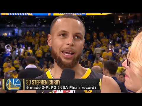 This date in nba history: stephen curry sets a nba finals game record 9 3-pointers!