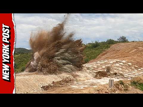 Border Wall Construction Continues As New Blast Marks Another Milestone in Arizona