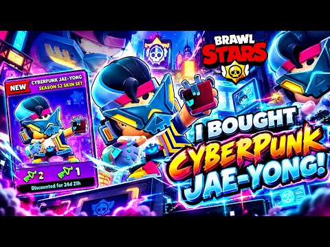 CyberPunk Jae Yong Skin In Brawl Stars! 🤩😈