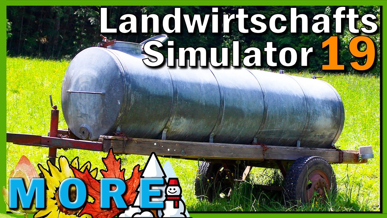 LS19 MORE ► Zu kleines Fass ⛄ SEASONS Farming Simulator 19 [s5e52] gaming logo