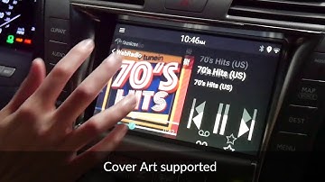 VLine in Lexus LS460 2007-2009 - Using Web Radio Plugin App