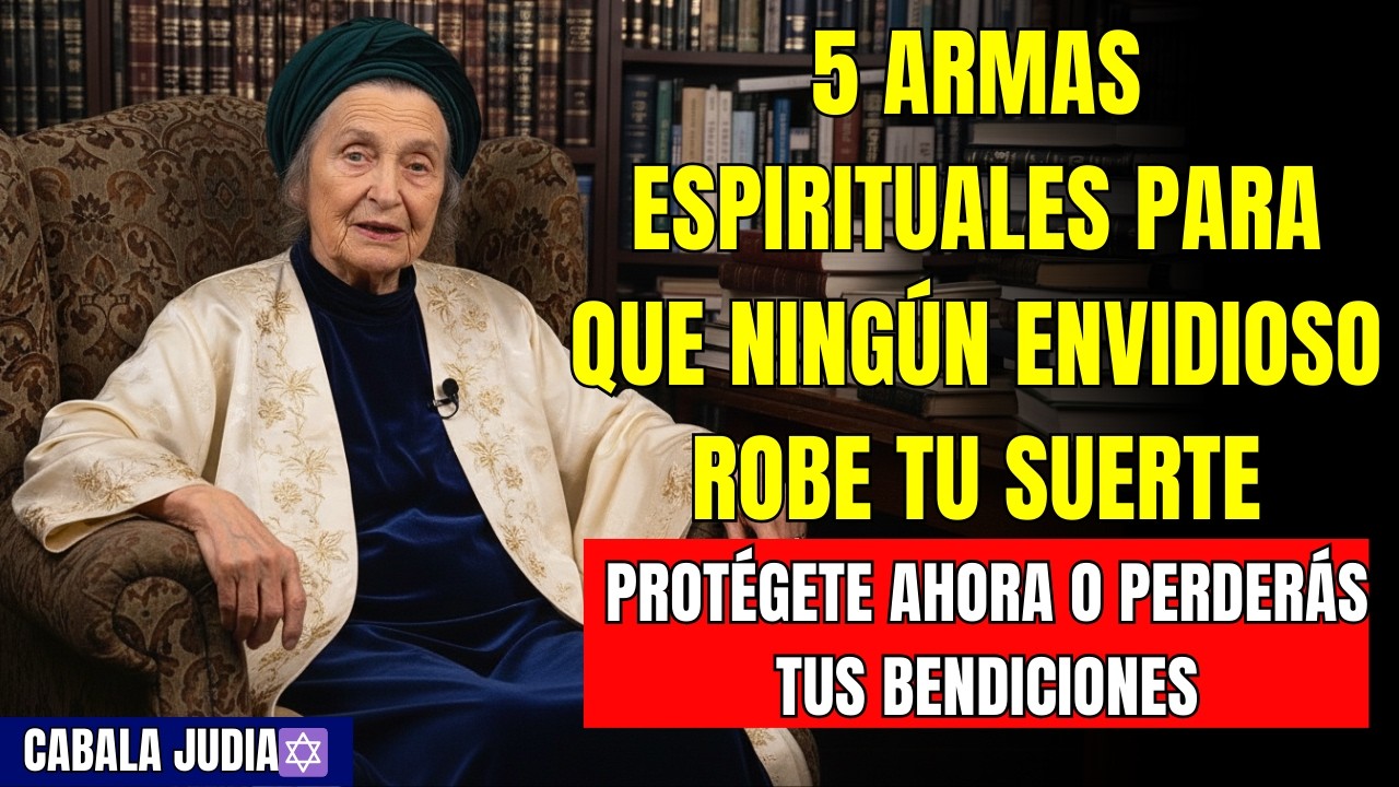 ¡ESTÁS DESPROTEGIDO! 5 Armas Espirituales Para Que Ningún Envidioso Robe Tu Suerte | Cábala Judía