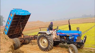 Tractor | Digital hydraulic tractor Euro Powertrac 60 | soil unloading New facility | Episode 28