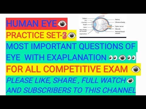 HUMAN EYE || MOST IMPORTANT QUESTIONS || PRACTICE SET-3 - YouTube