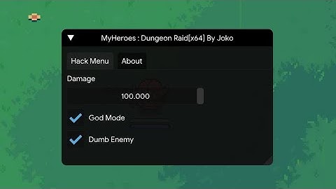 MY HEROES:DUNGEON RAID MOD MENU V17.67.0 Damage, God Mode, Dumb Enemy